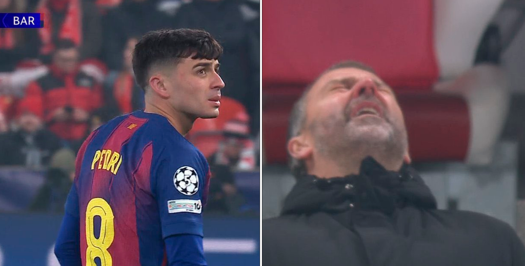 Sufre FC Barcelona: Pedri se lesionó y el gesto de Hansi Flick fue tremendo