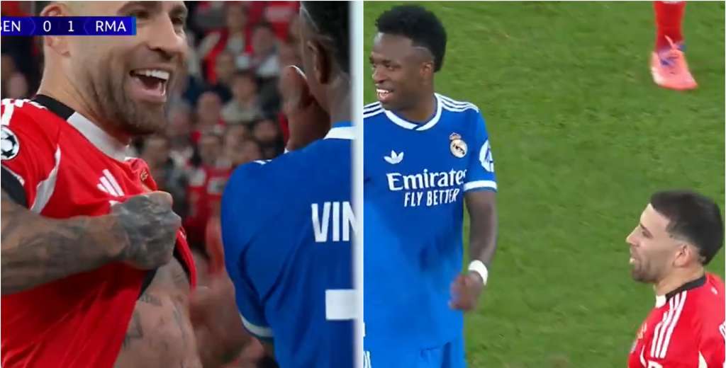 La que le falta a Vinicius: Otamendi le mostró el tatuaje de Qatar 2022