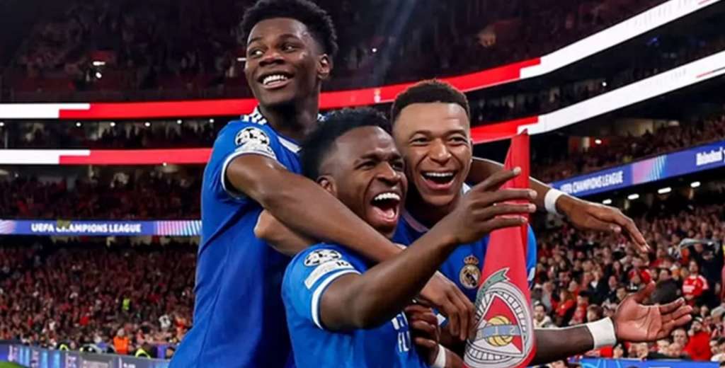 El gesto de Rudiger a los hinchas del Benfica mientras Vinicius bailaba y provocaba