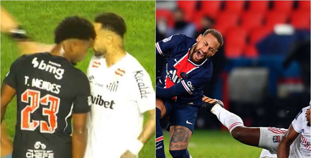 Lo lesionó en PSG, ayer se cruzaron y Neymar explotó: "Siempre él, es un idiota"