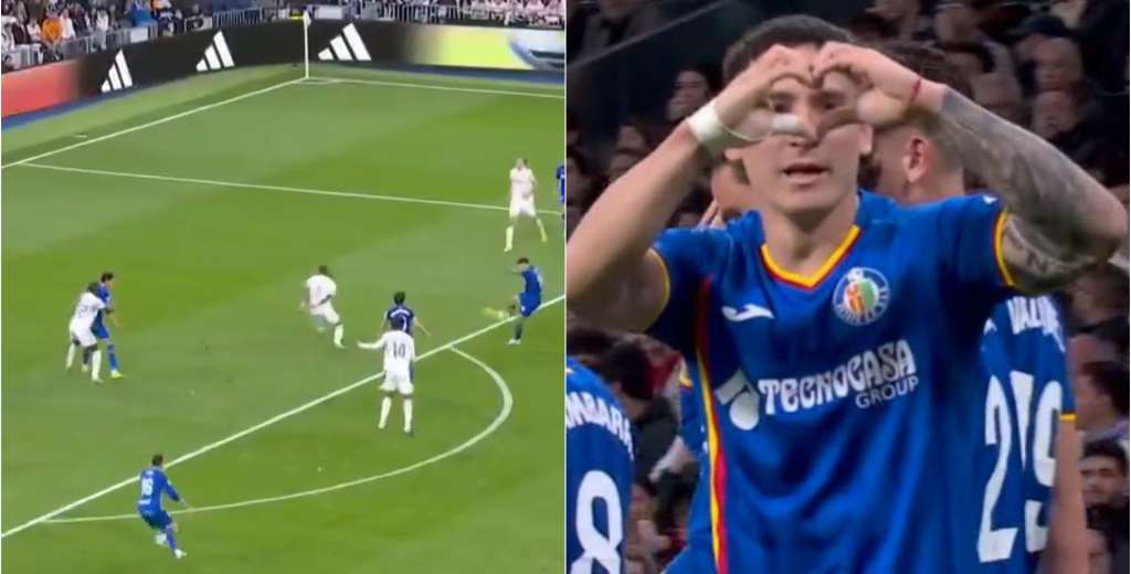 Satriano sorprendi&oacute; al Real Madrid con un zapatazo infernal para el 0-1 del Getafe