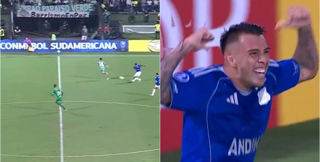 El mejor gol del año en la Copa Sudamericana: desde 70 metros y a Ospina