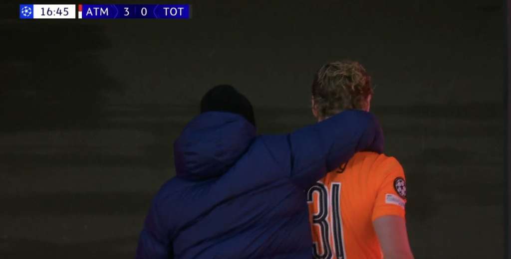 Tudor explot&oacute;: Kinsky le regal&oacute; dos goles al Atl&eacute;tico de Madrid y se fue llorando