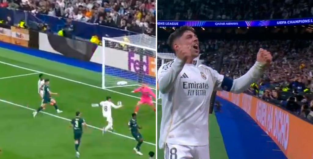 Valverde es histórico: sombrero, golazo descomunal y hattrick ante Manchester City