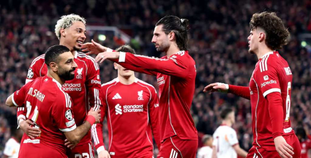 Liverpool no tuvo piedad con Galatasaray, lo goleó 4-0 y está en cuartos de final