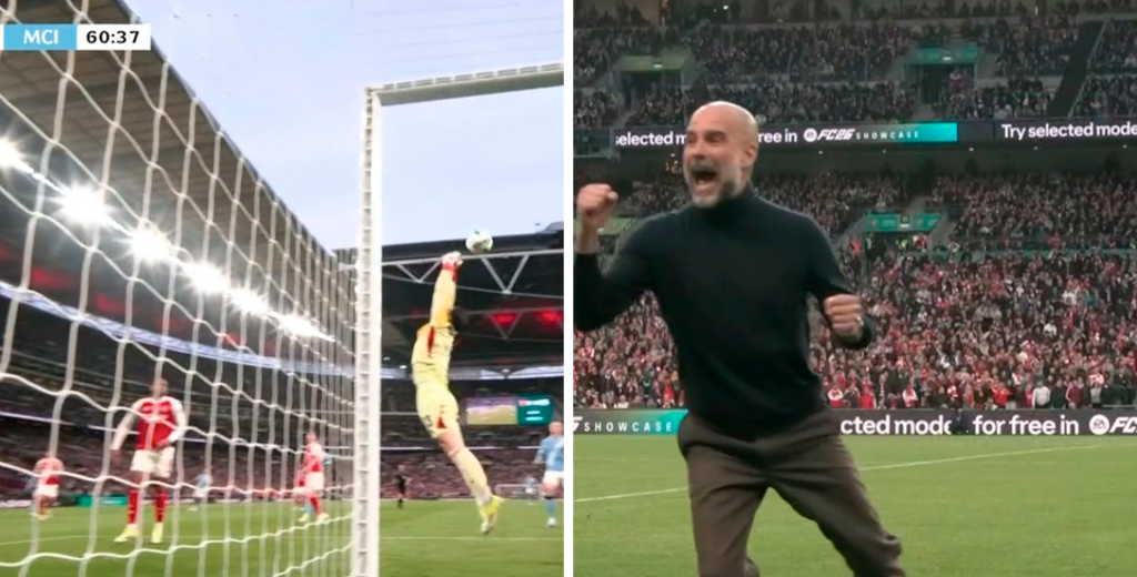 Error garrafal de Kepa: se le escapó la pelota y gol de Manchester City en la final
