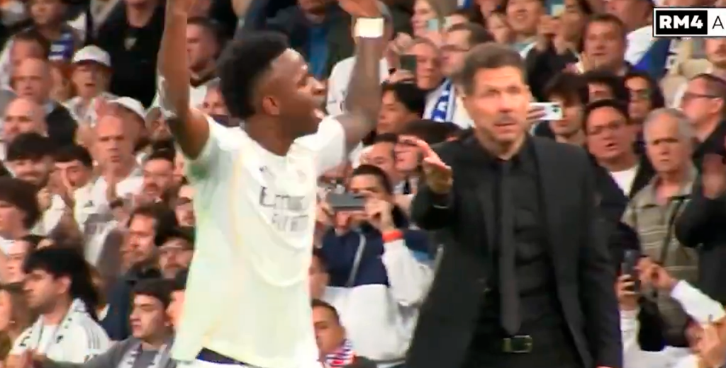 La pelea no se termina: el gesto de Vinicius que hizo enojar a Simeone