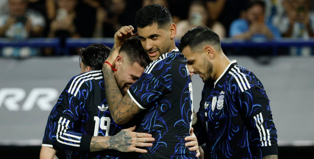 Argentina aplastó a Zambia en La Bombonera y se despidió a lo grande