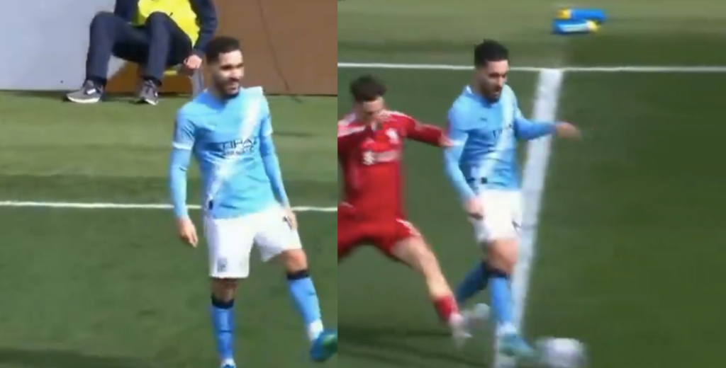 Cherki no tiene límites: la jugada que le hizo a Wirtz cuando iba ganando 4-0