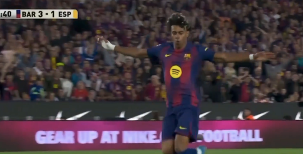 Ni Vinicius hizo esto: Yamal se burla del Espanyol y celebra un gol antes de hacerlo