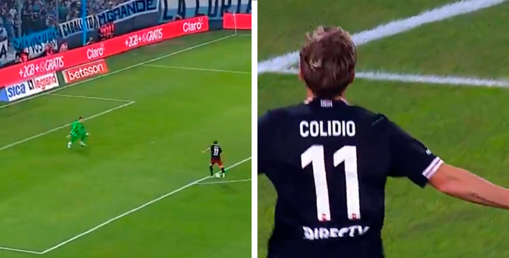 Tremendo error de Rojo: dej&oacute; solo a Colidio y River le convirti&oacute; a Racing