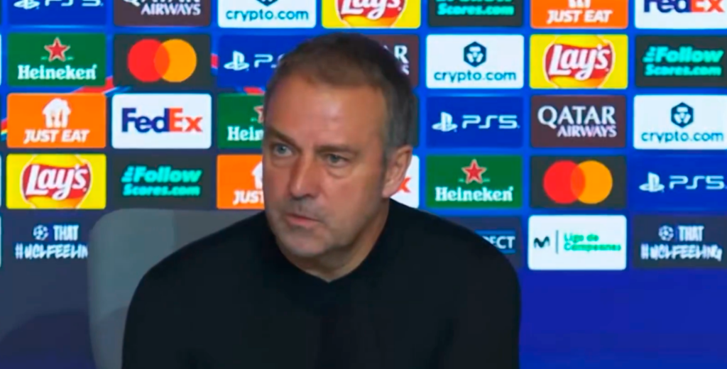 Flick estall&oacute; tras perder: "Si ves los dos partidos..."