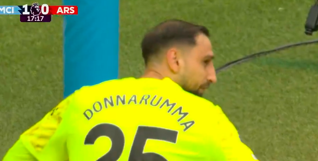 Pésimo Donnarumma: se durmió, Havertz lo presionó y gol del Arsenal FC