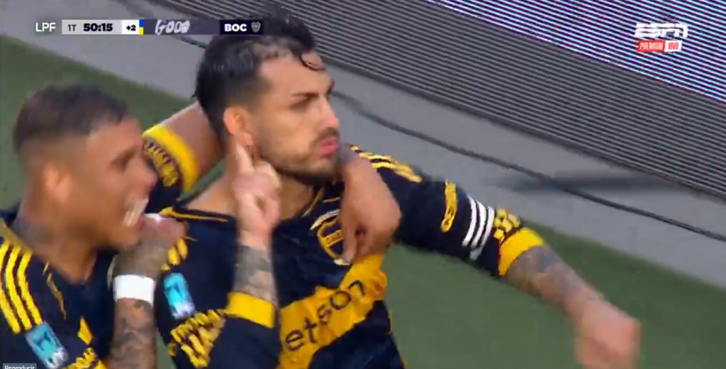 Paredes abre el marcador: penal de Rivero y gol de Boca en el Monumental