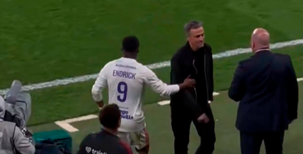 El gesto de Luis Enrique que destruyó a Endrick: quiso saludarlo y pasó esto...