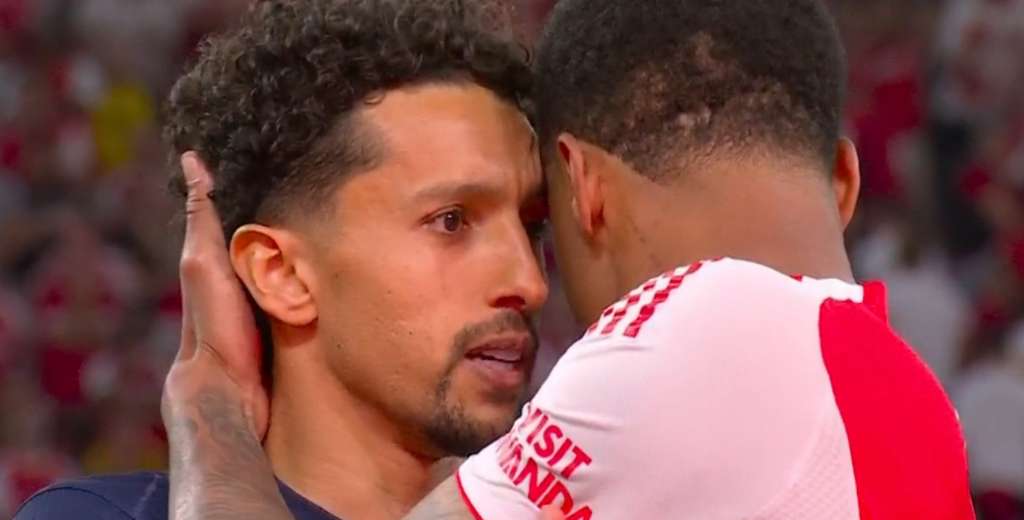 PSG gan&oacute; la Champions y Marquinhos tuvo un gesto de crack con Magalhaes