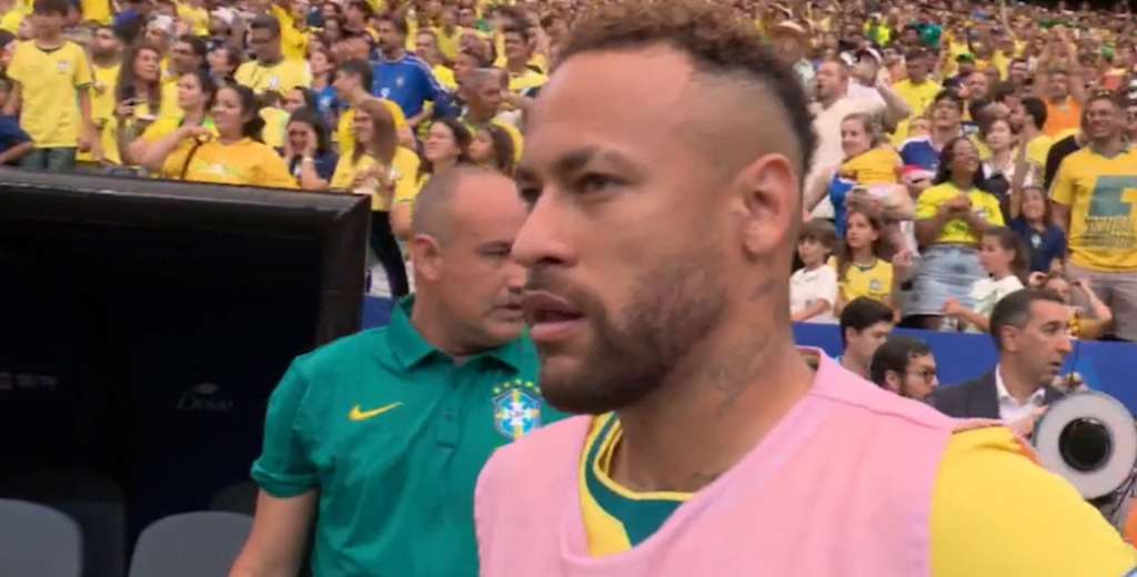 Brasil celebrando la clasificaci&oacute;n ante Jap&oacute;n y Neymar dej&oacute; una reacci&oacute;n aplastante...