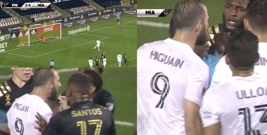 Higua&iacute;n debut&oacute; en la MLS, err&oacute; un penal y se arm&oacute; pelea