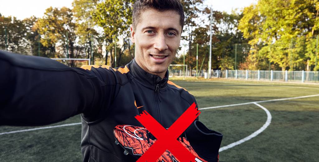 Lewandowski dejó Nike para irse a la marca menos pensada