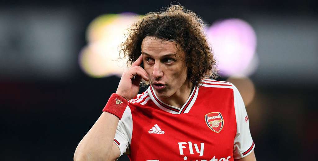 David Luiz le rompió la nariz en un entrenamiento