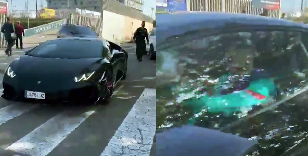 Uno de los peores del Barcelona llega a entrenar en Lamborghini