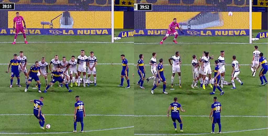 El golazo de Cardona para salvar a Boca Juniors