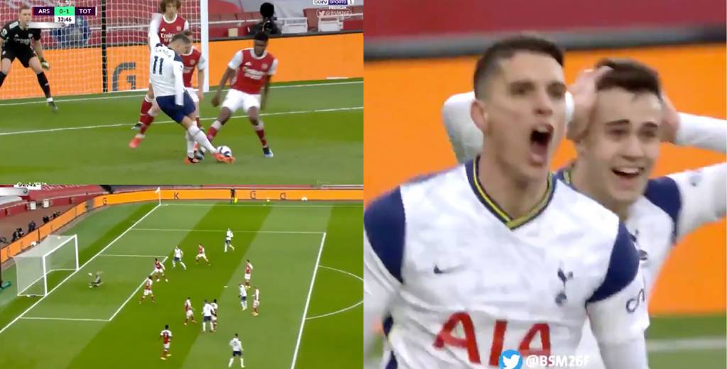 Es el gol del 2021: Lamela metió un gol de rabona cruzado