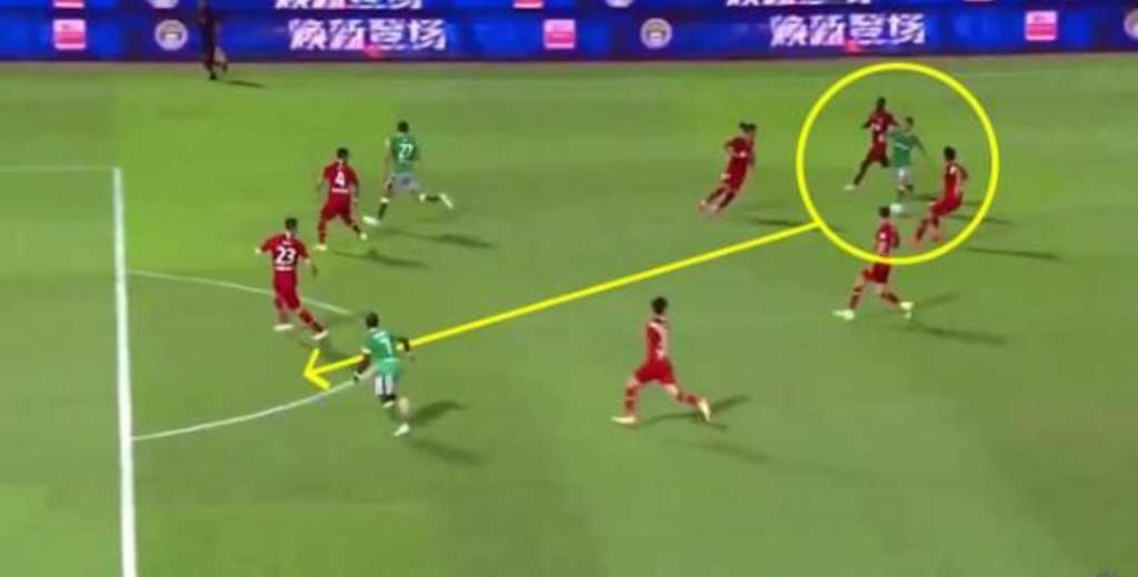 Juanfer Quintero debut&oacute; en China con dos asistencias m&aacute;gicas