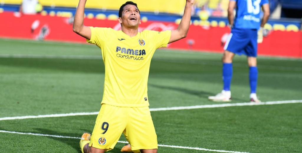 El hattrick del colombiano Carlos Bacca en el Villarreal