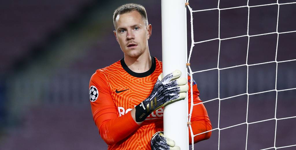 Las impactantes Imágenes de Ter Stegen recién operado