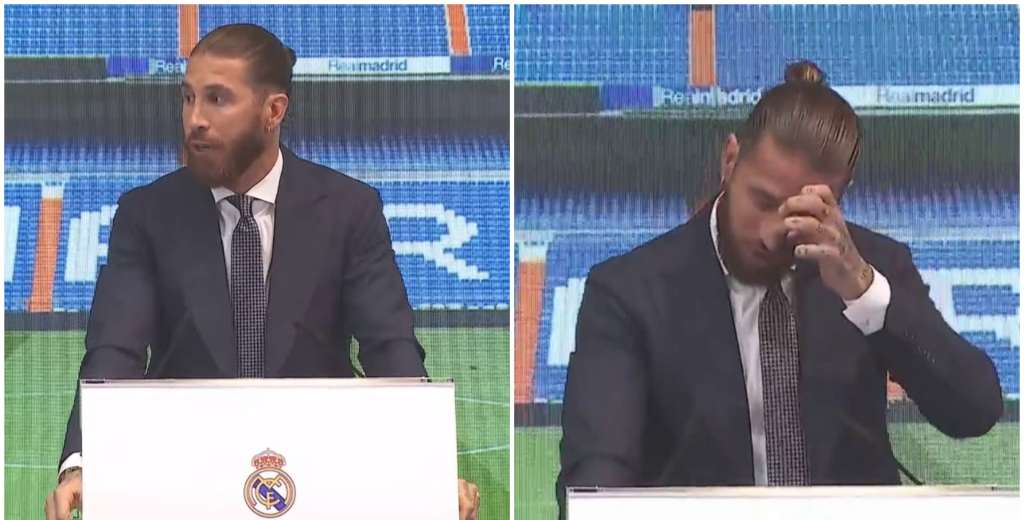 Diez segundos de rueda de prensa, y Ramos se larga a llorar