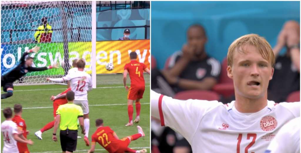 Dolgber y un golazo: se iba afuera pero se clav&oacute; contra un poste