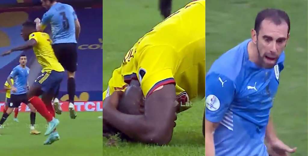 El codazo de God&iacute;n que dej&oacute; tirado a Zapata