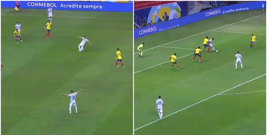 El golazo de Lautaro Martínez para Argentina ante Colombia