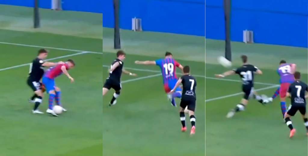 El desconocido del Barcelona que metió un triplete