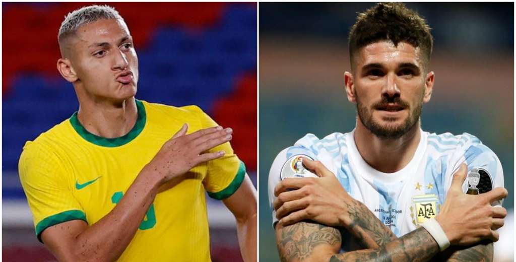 Richarlison no se achicó: le respondió a De Paul y lo humilló