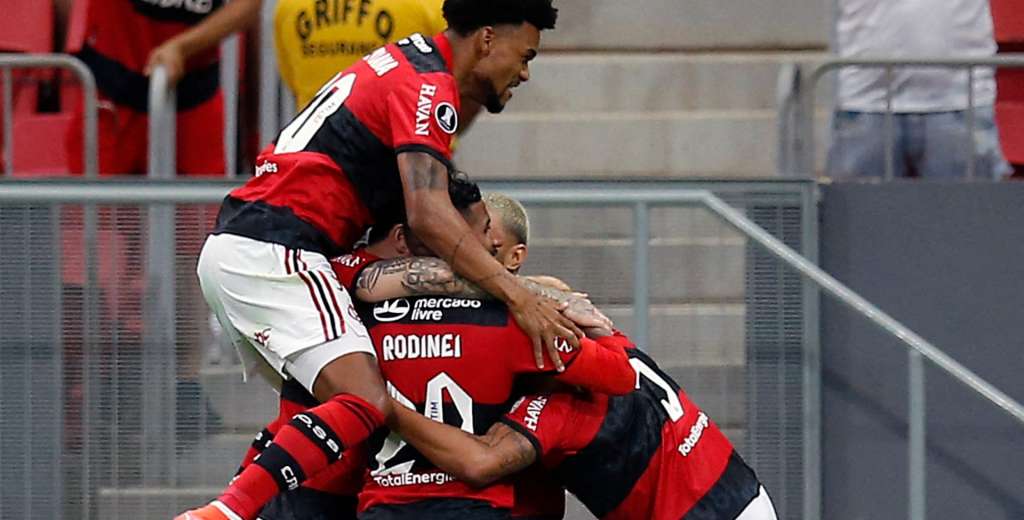 Flamengo humill&oacute; a Olimpia en los cuartos de la Libertadores