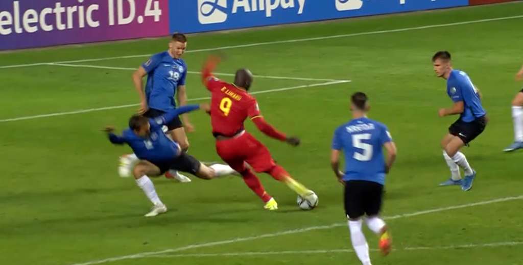 Lukaku revent&oacute; a Estonia con dos goles