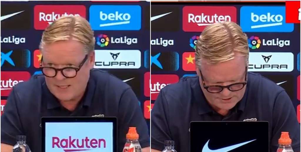 Relaci&oacute;n rota por completo: Koeman habla tres minutos y dinamita todo
