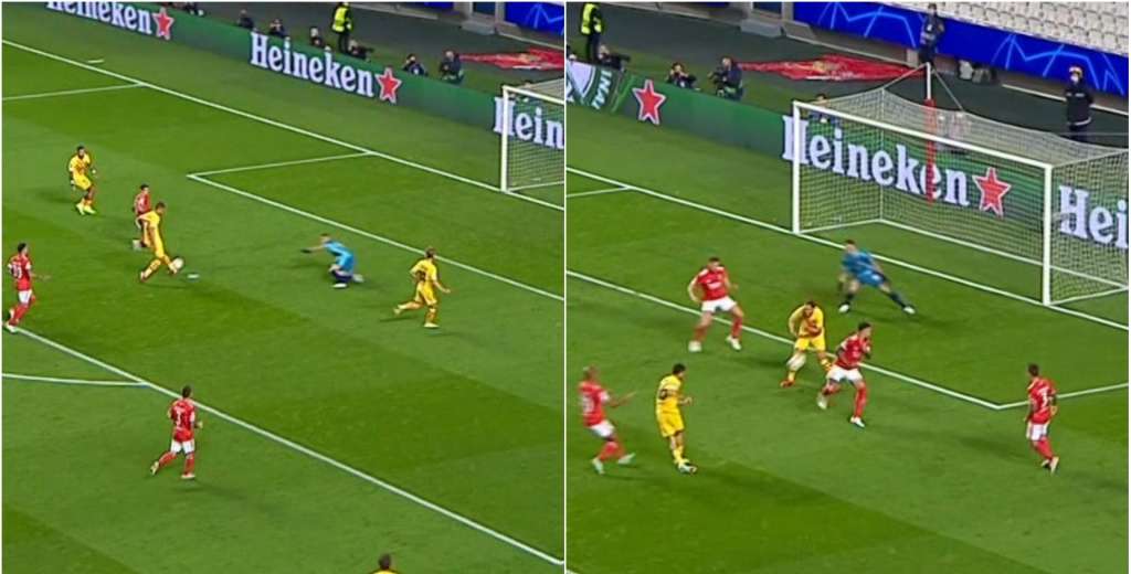 Esto es lamentable: el gol sin arquero que falló Luuk de Jong