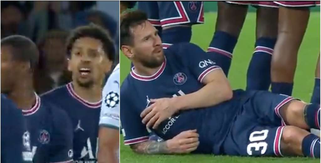 Lo que nunca pensamos ver: Marquinhos mand&oacute; a la barrera a Messi