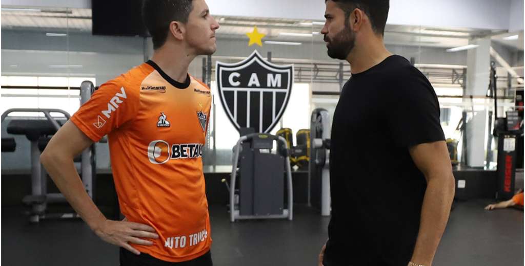 Atl&eacute;tico Mineiro cort&oacute; con los rumores de pelea entre Costa y Fern&aacute;ndez
