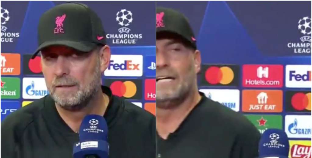 Klopp reventó de furia: "Eres muy mala persona, eso no se hace..."