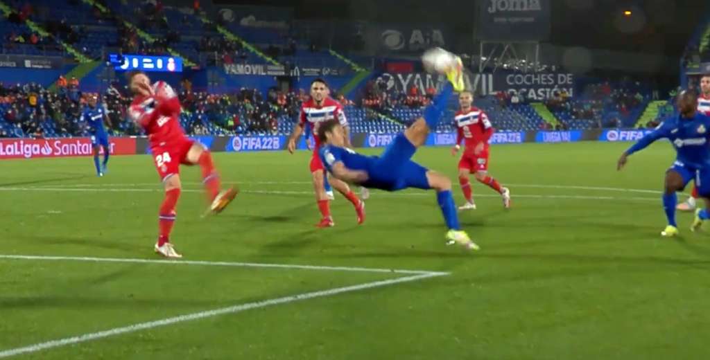 Es el gol del fin de semana: el golazo de chilena del Getafe