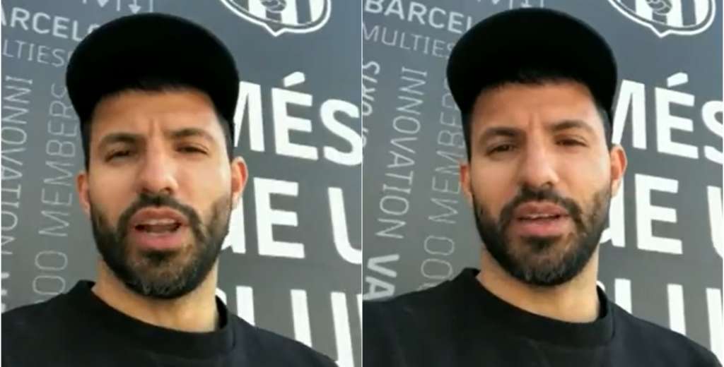 Kun Ag&uuml;ero reapareci&oacute; y le dej&oacute; un mensaje a los hinchas blaugranas