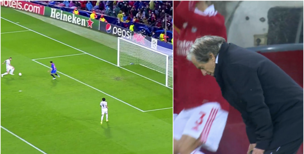 Seferovic y el gol perdido ante FC Barcelona: Jorge Jesus lo liquidó