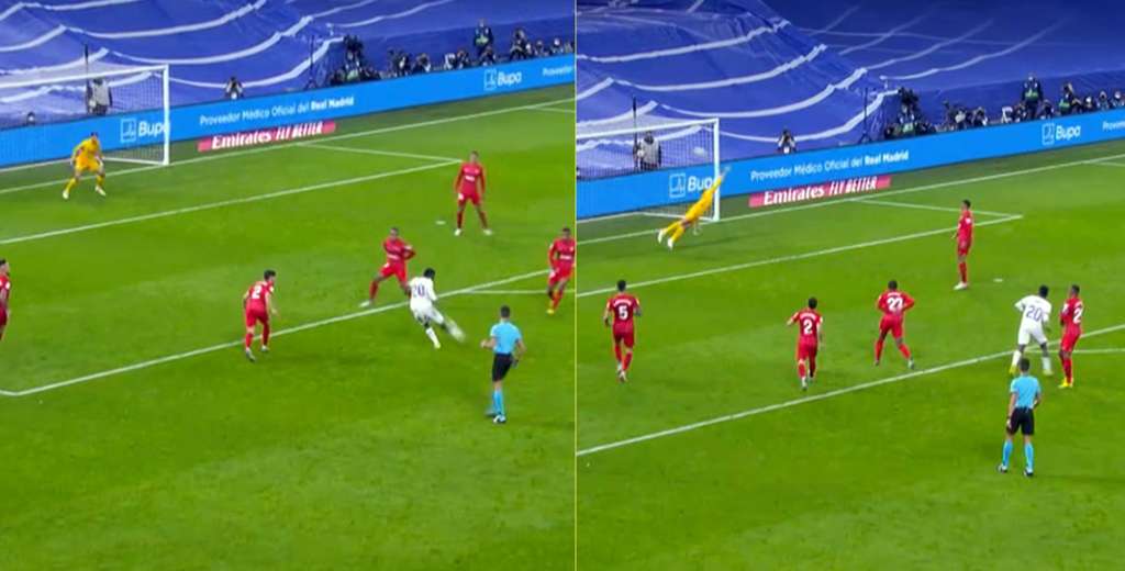 Bestial: el golazo de Vinicius para que Real Madrid gane 2-1