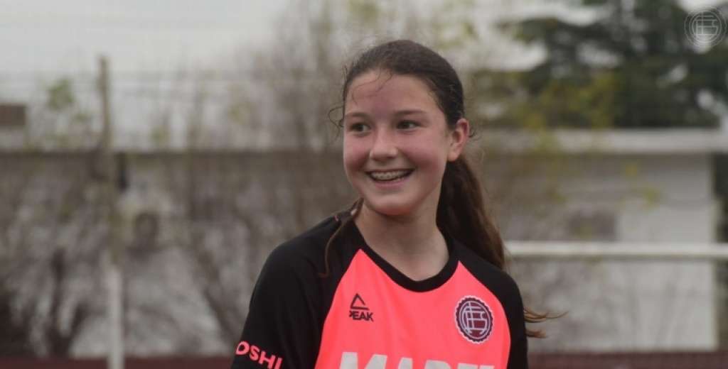 Con 14 años, se convirtió en la argentina más joven en el fútbol profesional