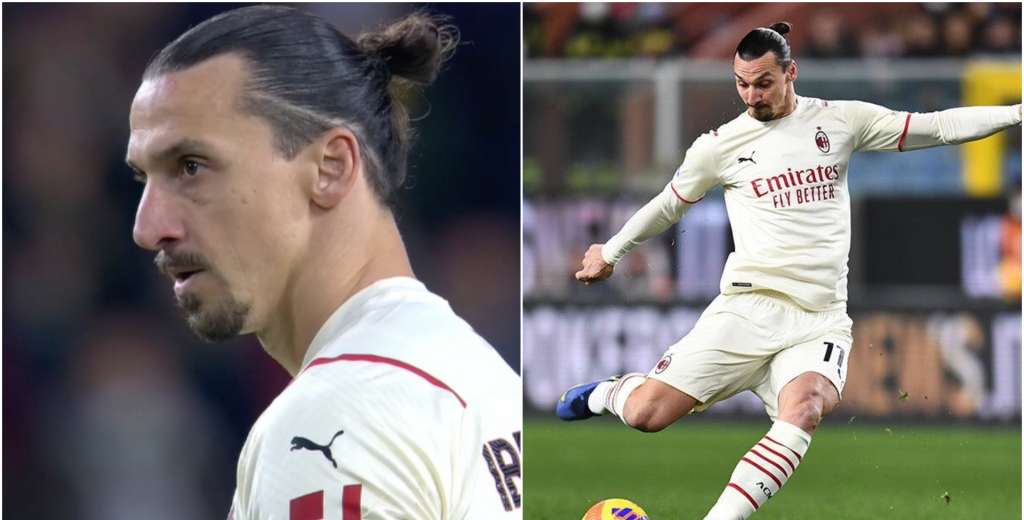 Ibrahimovic lo hizo f&aacute;cil: el golazo de tiro libre que le hizo al Genoa