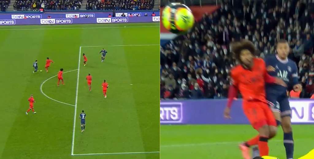 ¡Increíble!: Messi le sirvió el gol y Mbappé le erró al arco